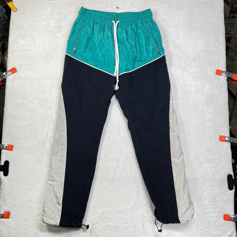 Lifted Anchors Los Angeles Madden Pants Men's Teal Blue Fleece‎ Drawstring - W28